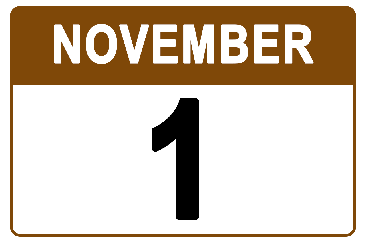 November 1
