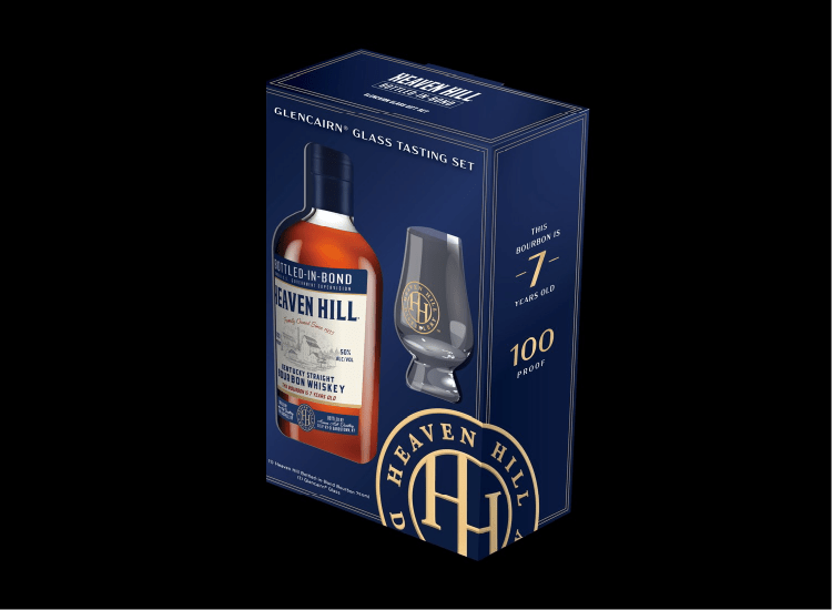 24 HEAVEN HILL 7Y BIB W/GLENCAIRN IN GB