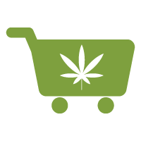 An icon for purchasing from a licensed dispensary