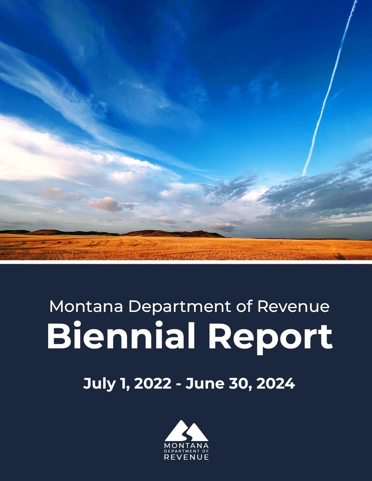 Montana Department of Revenue Biennial Report