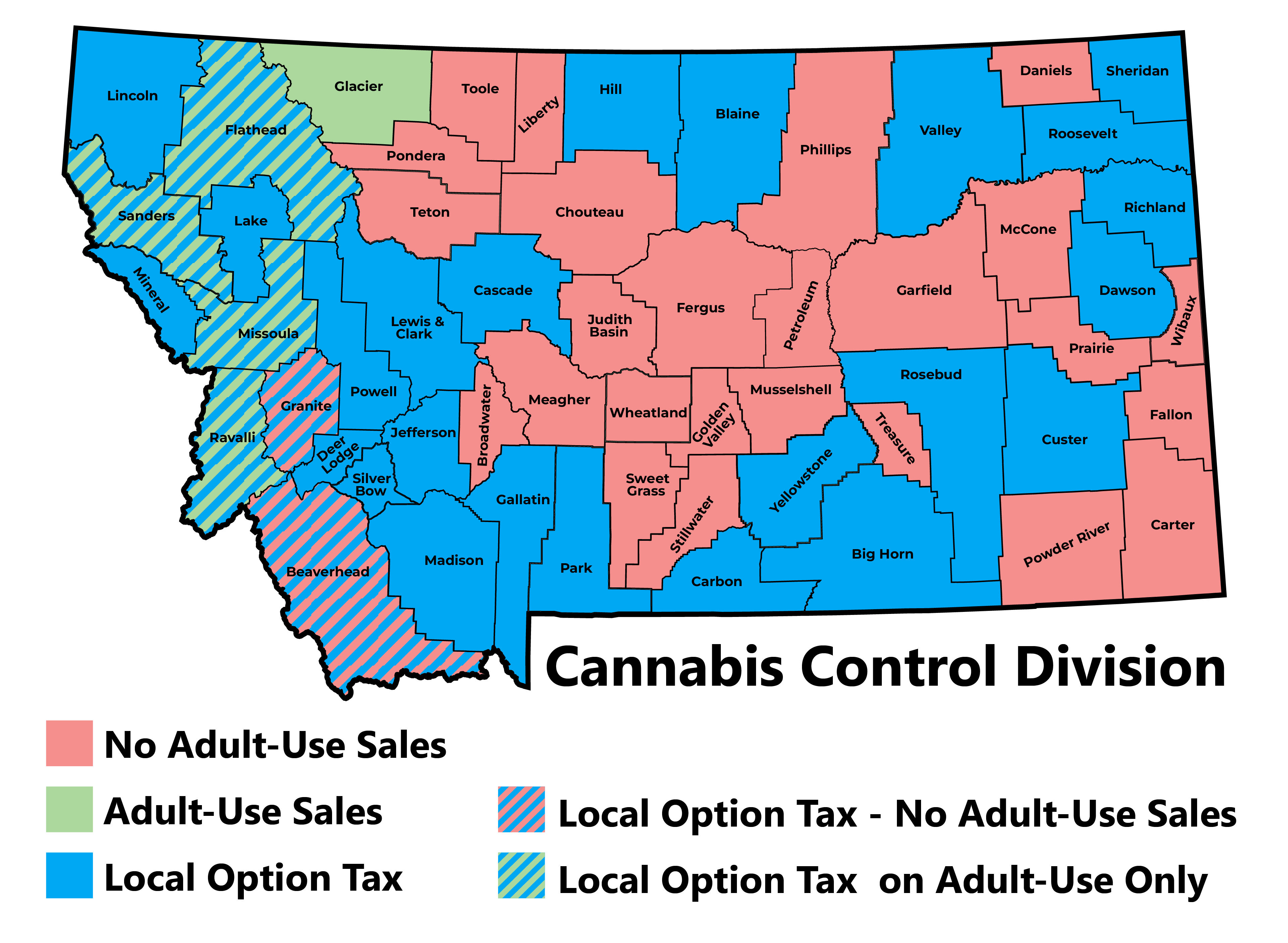 CCD Map of Local Option Tax