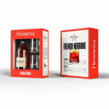 25 HENNESSY VSOP HOLIDAY VAP W/2 GLASSES